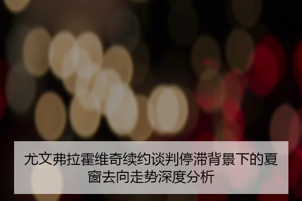 尤文弗拉霍维奇续约谈判停滞背景下的夏窗去向走势深度分析